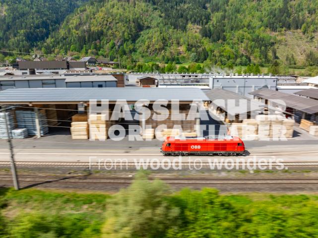 HNT STA AT SBG Verladung Sachsenburg Gleis HNT STA AT SBG Verladung Sachsenburg Gleis