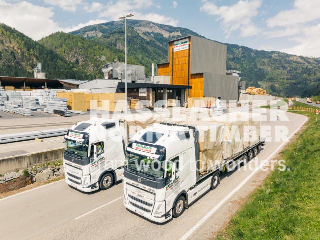 HNT STA AT SBG Beladung LKW Sachsenburg 