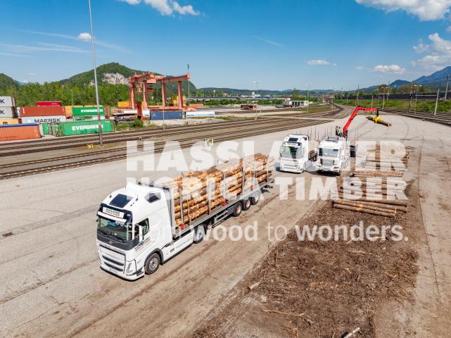 HNT STA AT SBG Beladung Fürnitz Rundholz HNT STA AT SBG Beladung Fürnitz Rundholz